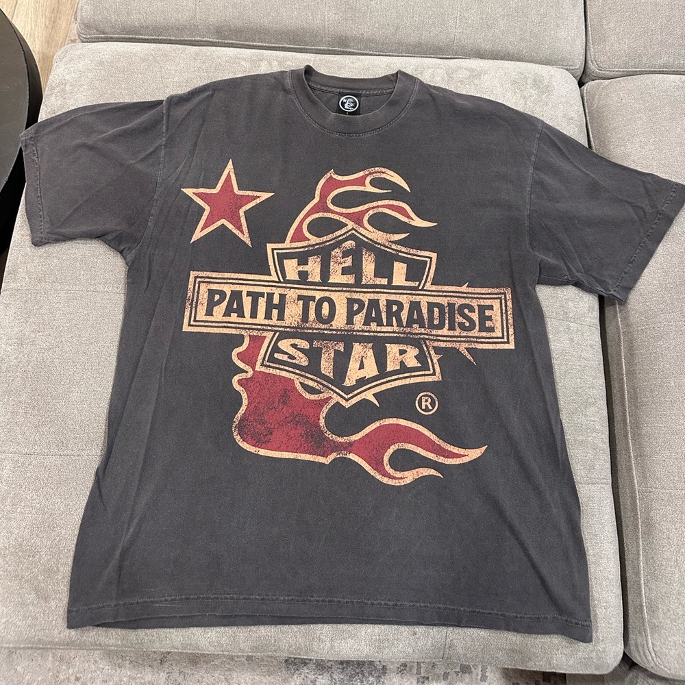 Hell Star Charcoal Graphic Tee